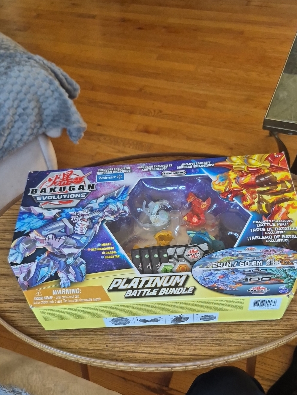 New In Box Bakugan Evolutions Platinum Battle Bundle - Blue/Yellow/Red